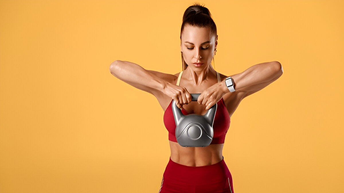 This 20-Minute Full Body Kettlebell Workout Trained Every Muscle